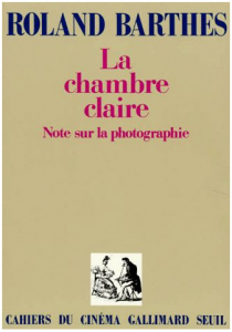 La chambre claire, couverture